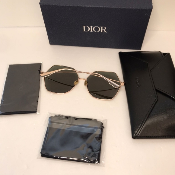 New - 💯Original  Dior Stellaire 8, Rose Gold/Green - Picture 9 of 16